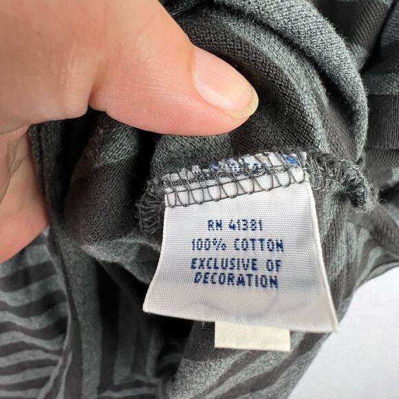 Polo Ralph Lauren 3XLT Men's Gray/Black Stripe 100% Cotton Preppy Shirt - Picture 7 of 9